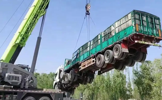 双城区道路脱困救援案例